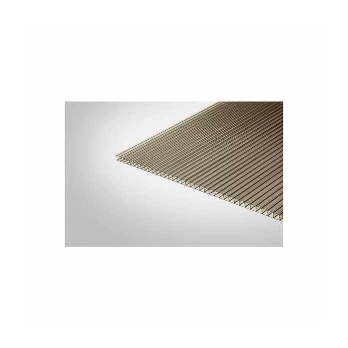 Сотовый поликарбонат 10 мм КОЛИБРИ бронза 2100х12000 мм